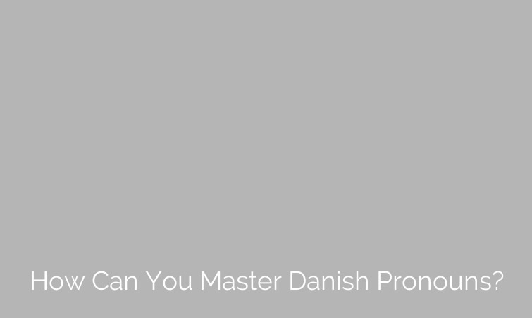 How Can You Master Danish Pronouns?